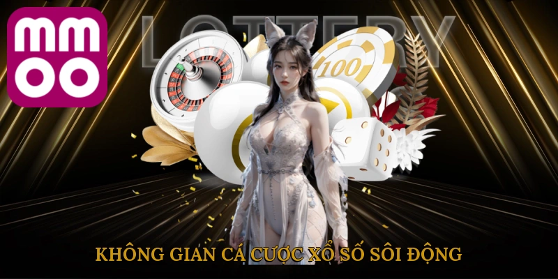 Không gian cá cược xổ số sôi động
